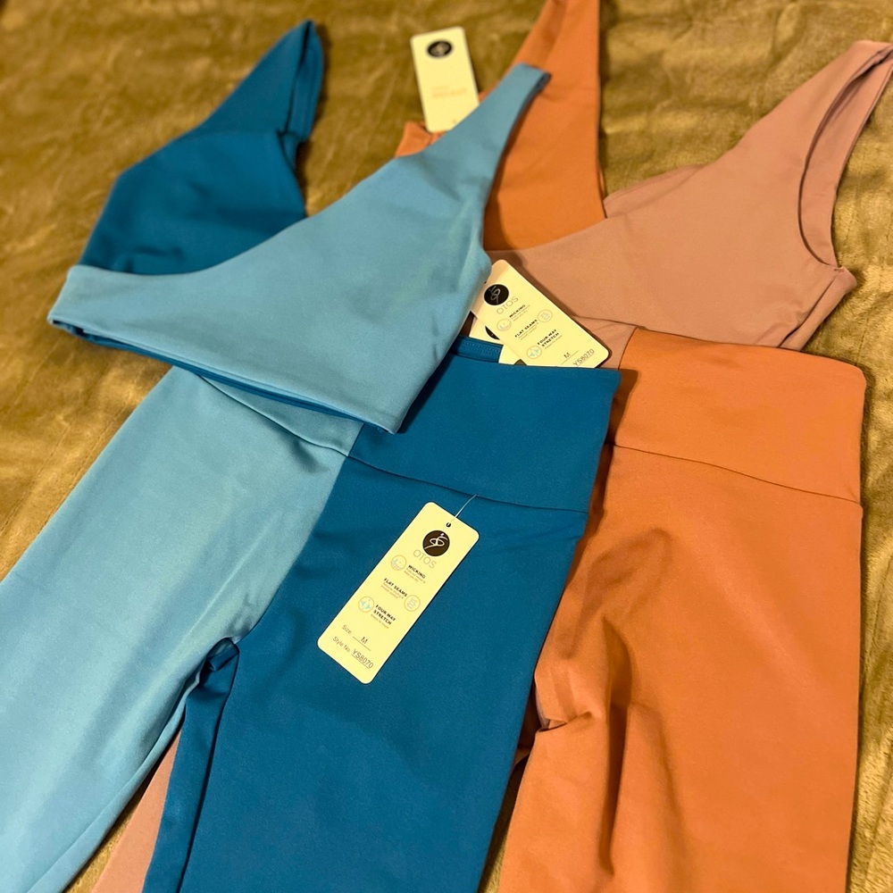 Blue Colorblock Set and Pink Colorblock set